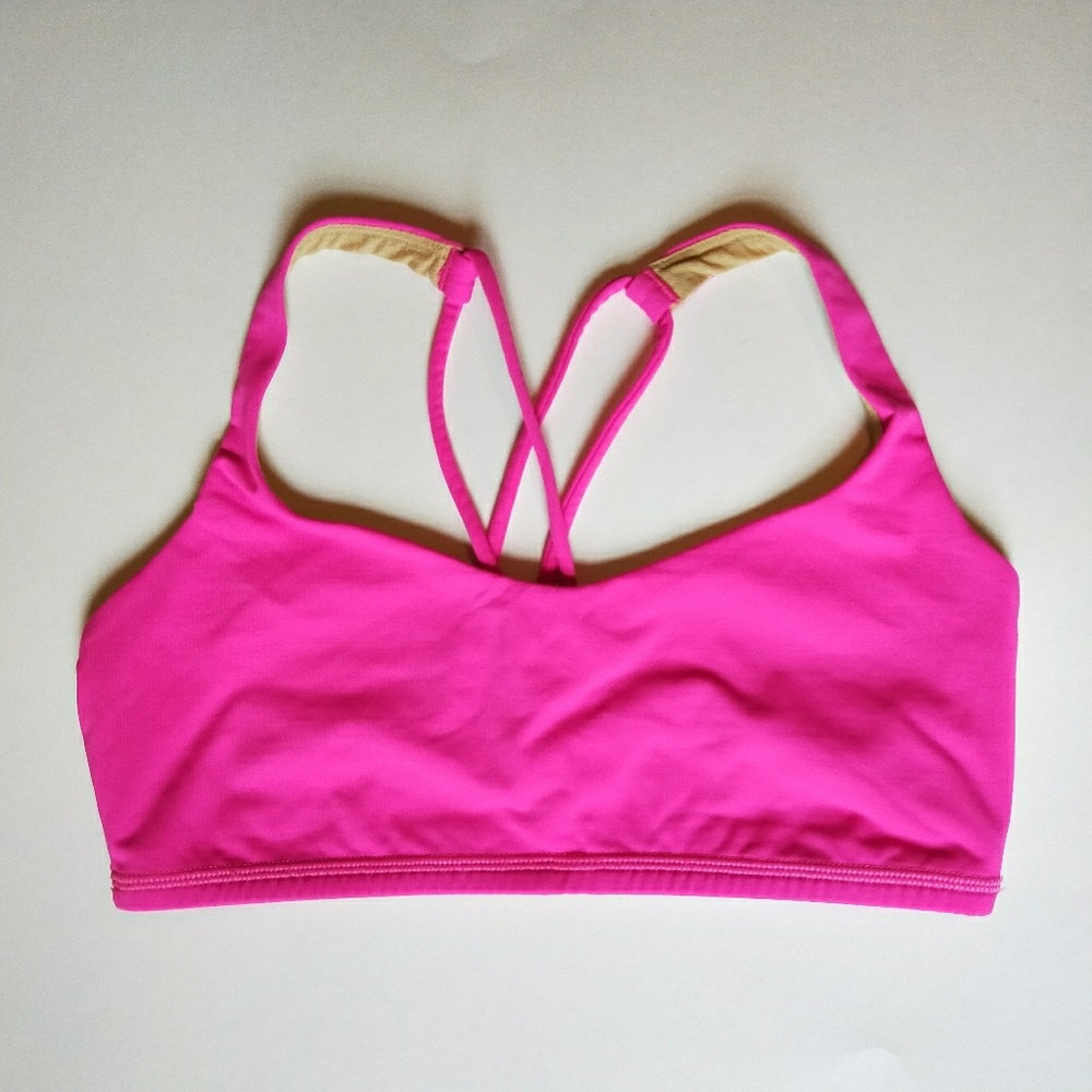 Lululemon athletica pink sports bra